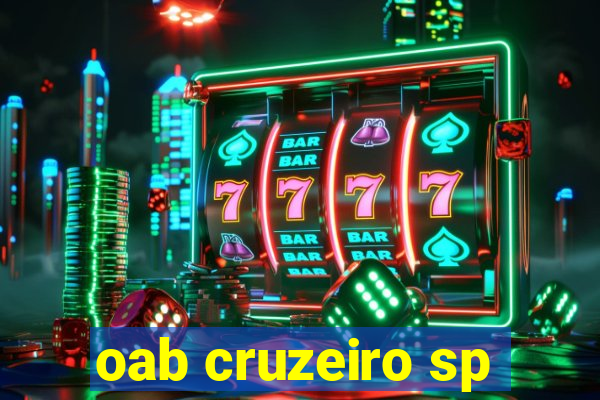 oab cruzeiro sp